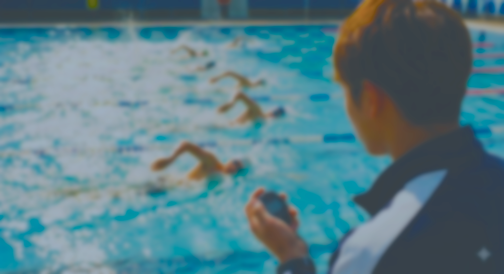 プールでの練習風景